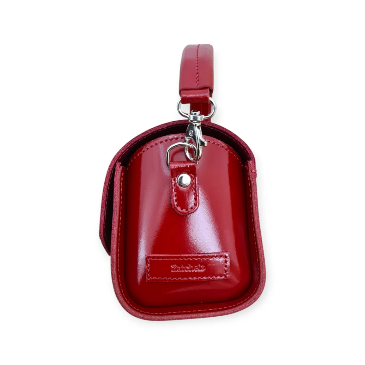 Zatchels Bauble Handmade High Shine Leather Handbag - Red>Women Bauble Bags