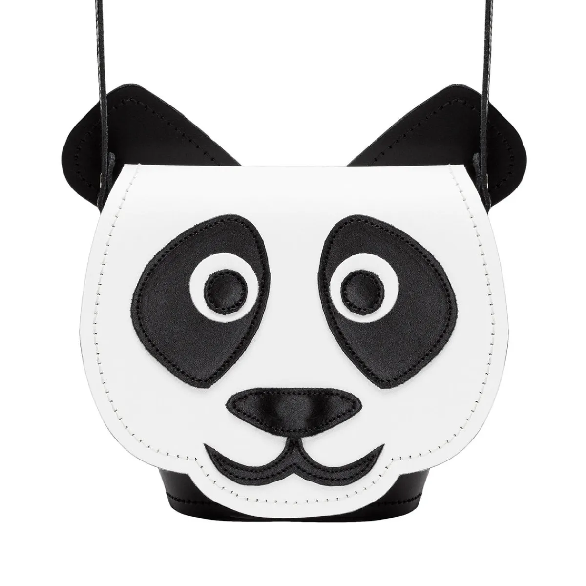 Zatchels Chi Chi Panda Handmade Leather Bag>Women Barrel Bags
