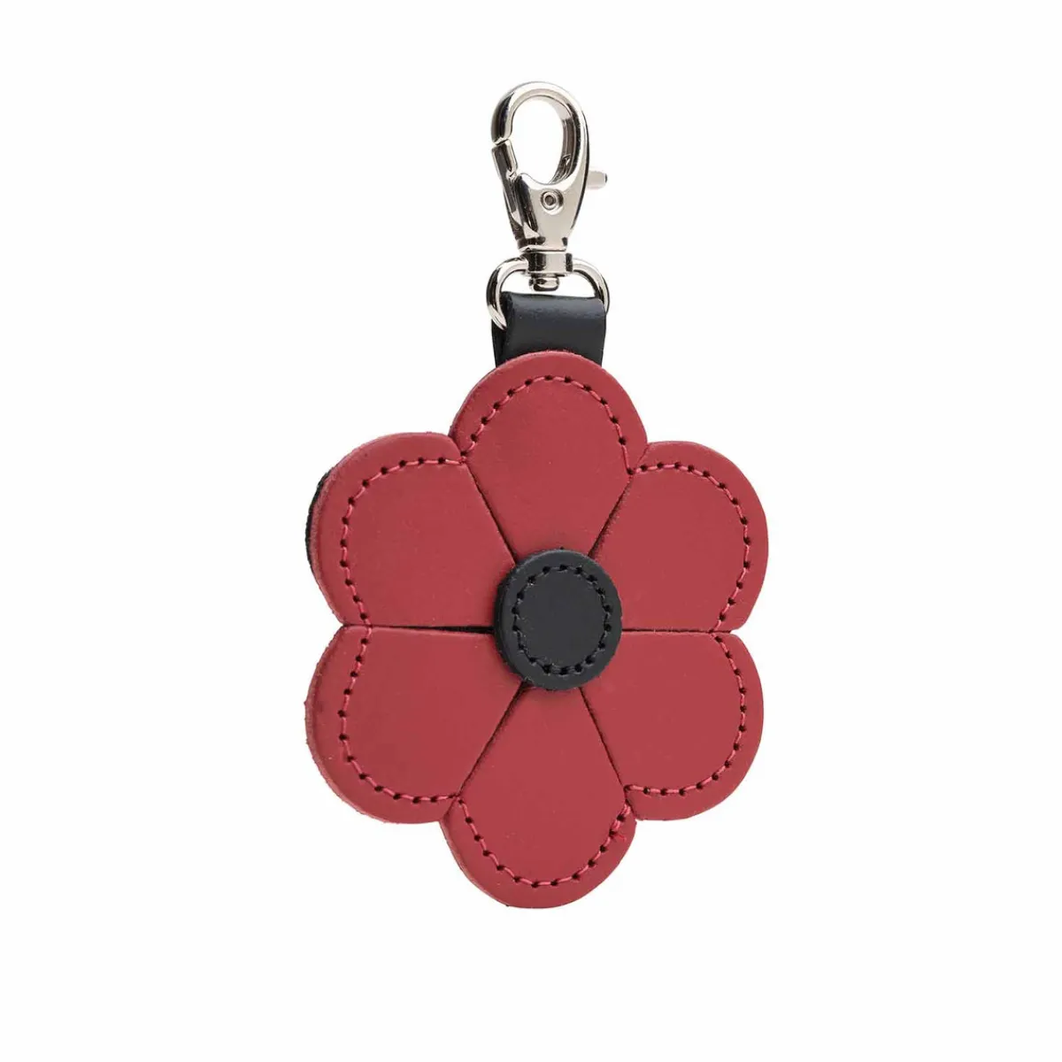 Zatchels Flower bag charm - Poppy - Red>Women Accessories And Gifts|Accessories And Gifts