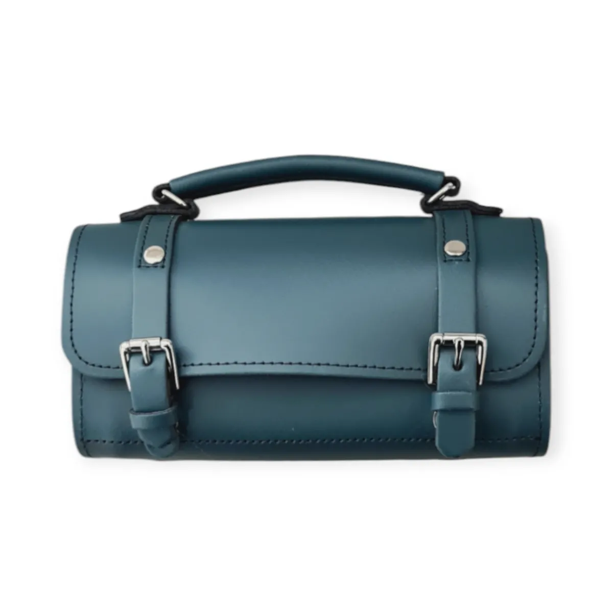 Zatchels Handmade Leather Bowler Bag - Pine>Women Bowler Bags