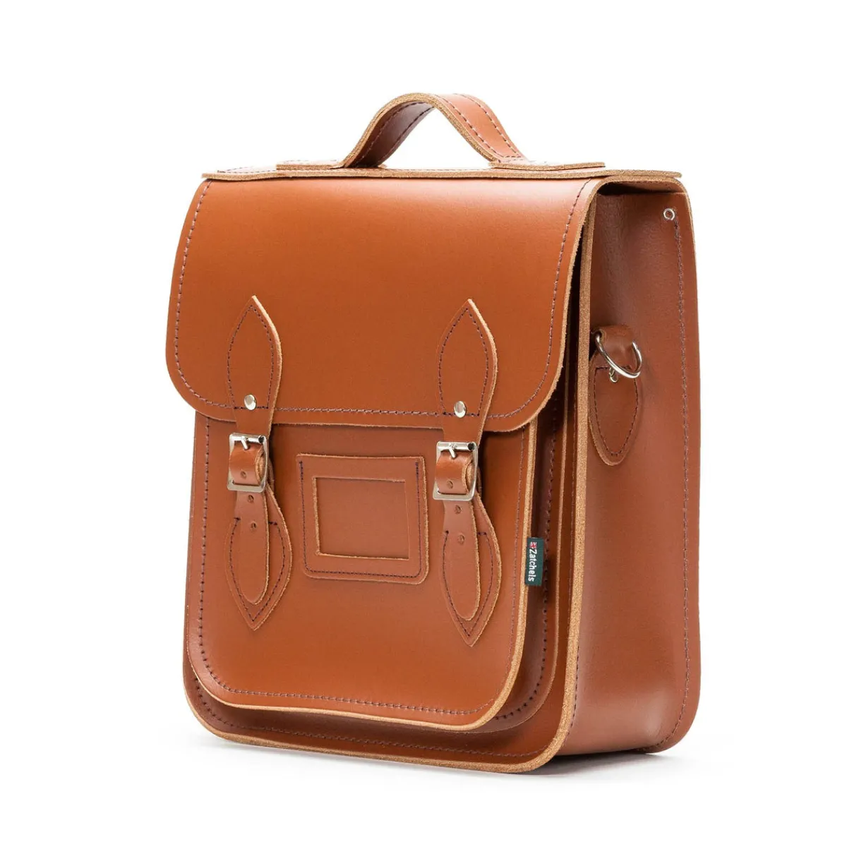 Zatchels Handmade Leather City Backpack - Chestnut>Women Backpacks|Backpacks