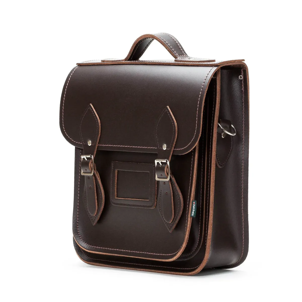 Zatchels Handmade Leather City Backpack - Dark Brown>Women Backpacks|Backpacks