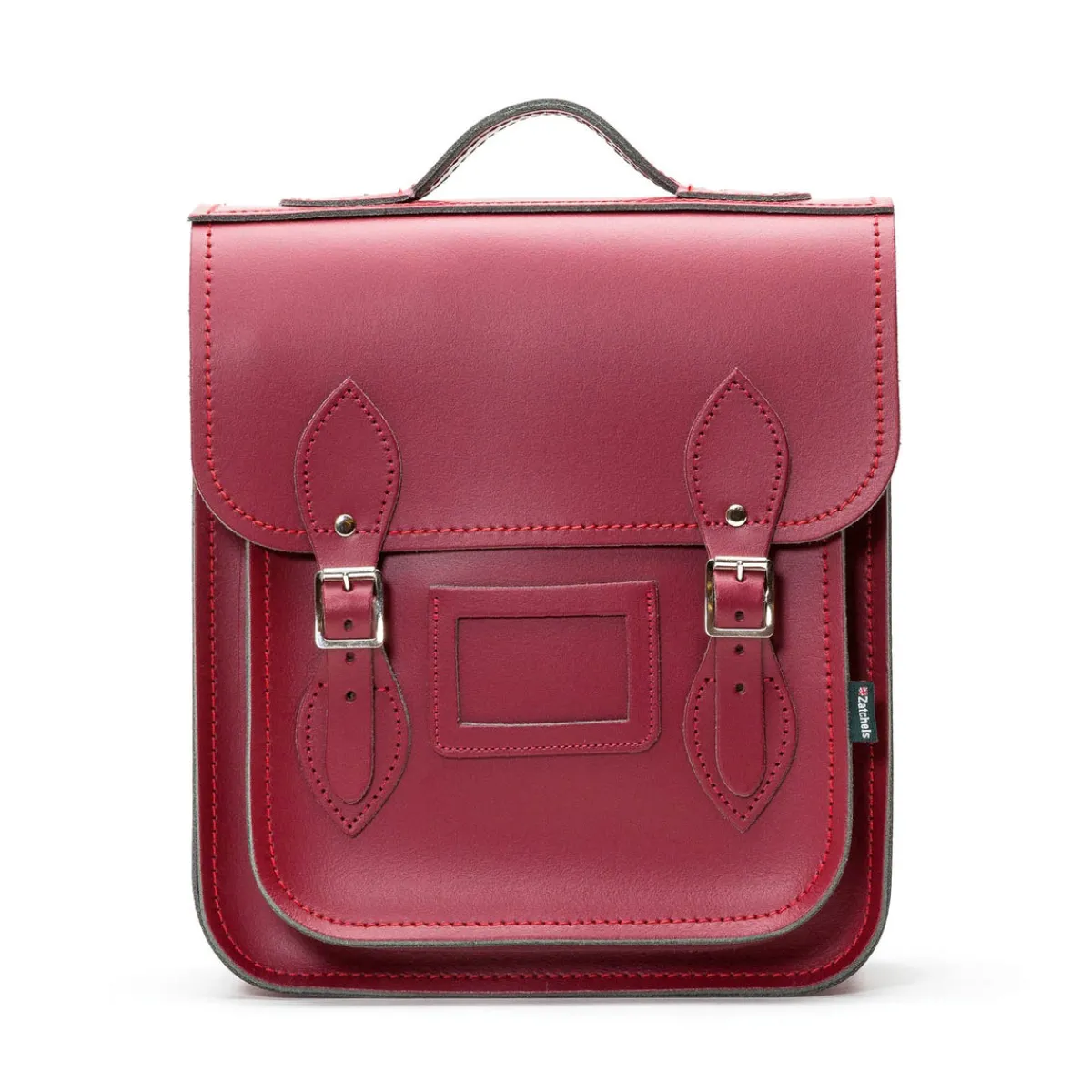 Zatchels Handmade Leather City Backpack - Oxblood>Women Backpacks