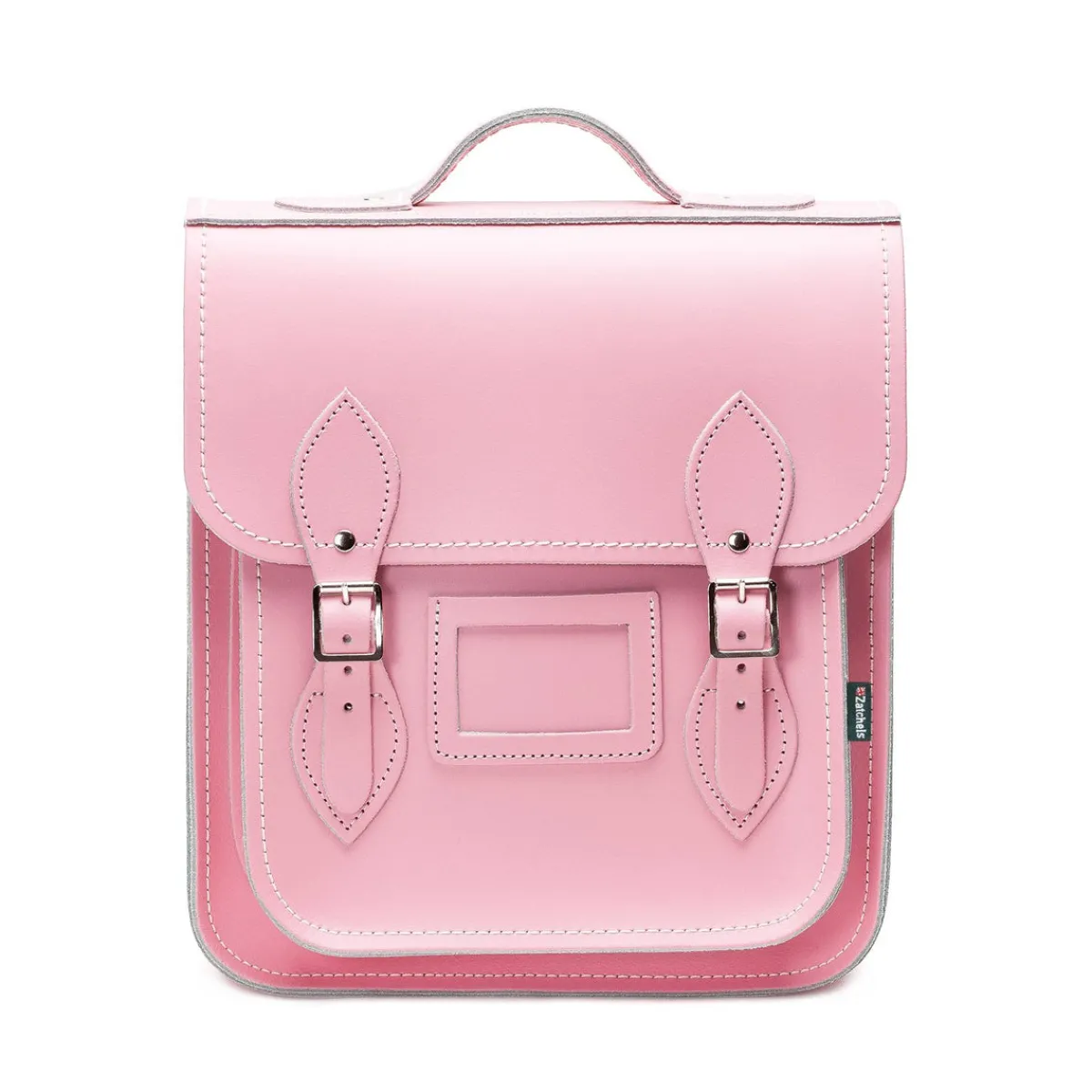 Zatchels Handmade Leather City Backpack - Pastel Pink>Women Backpacks