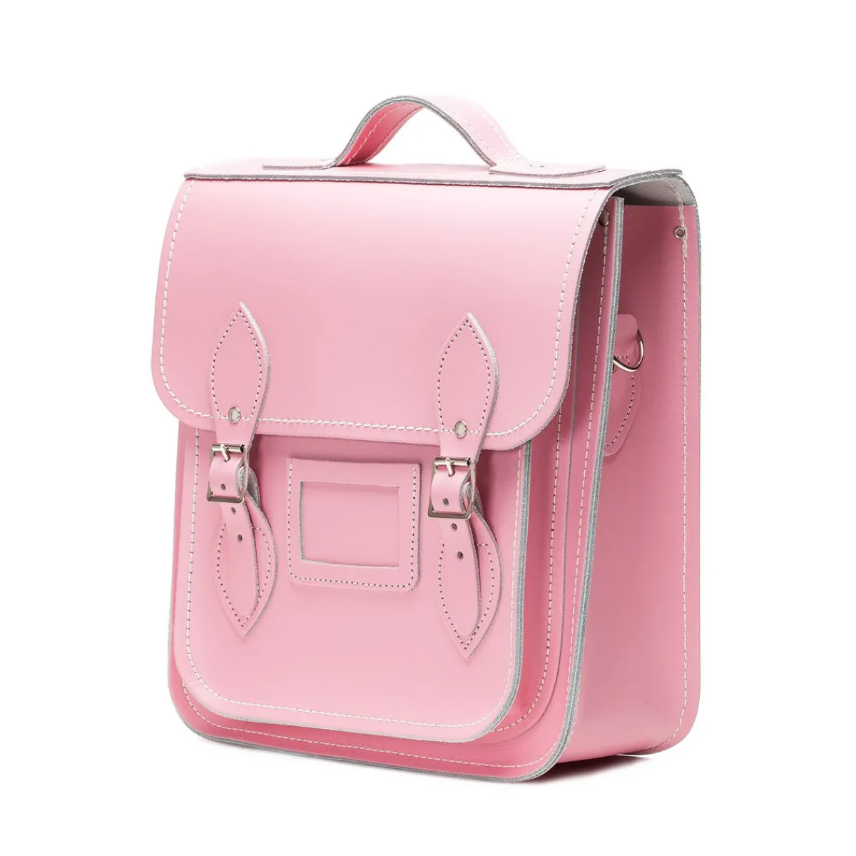 Zatchels Handmade Leather City Backpack - Pastel Pink>Women Backpacks