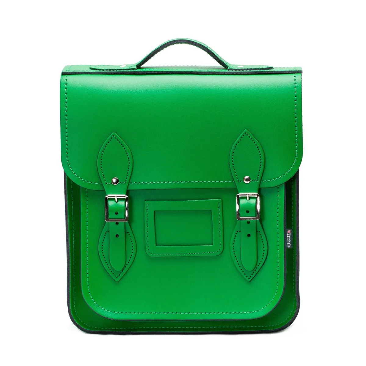 Zatchels Handmade Leather City Backpack - Green>Women Backpacks|Backpacks