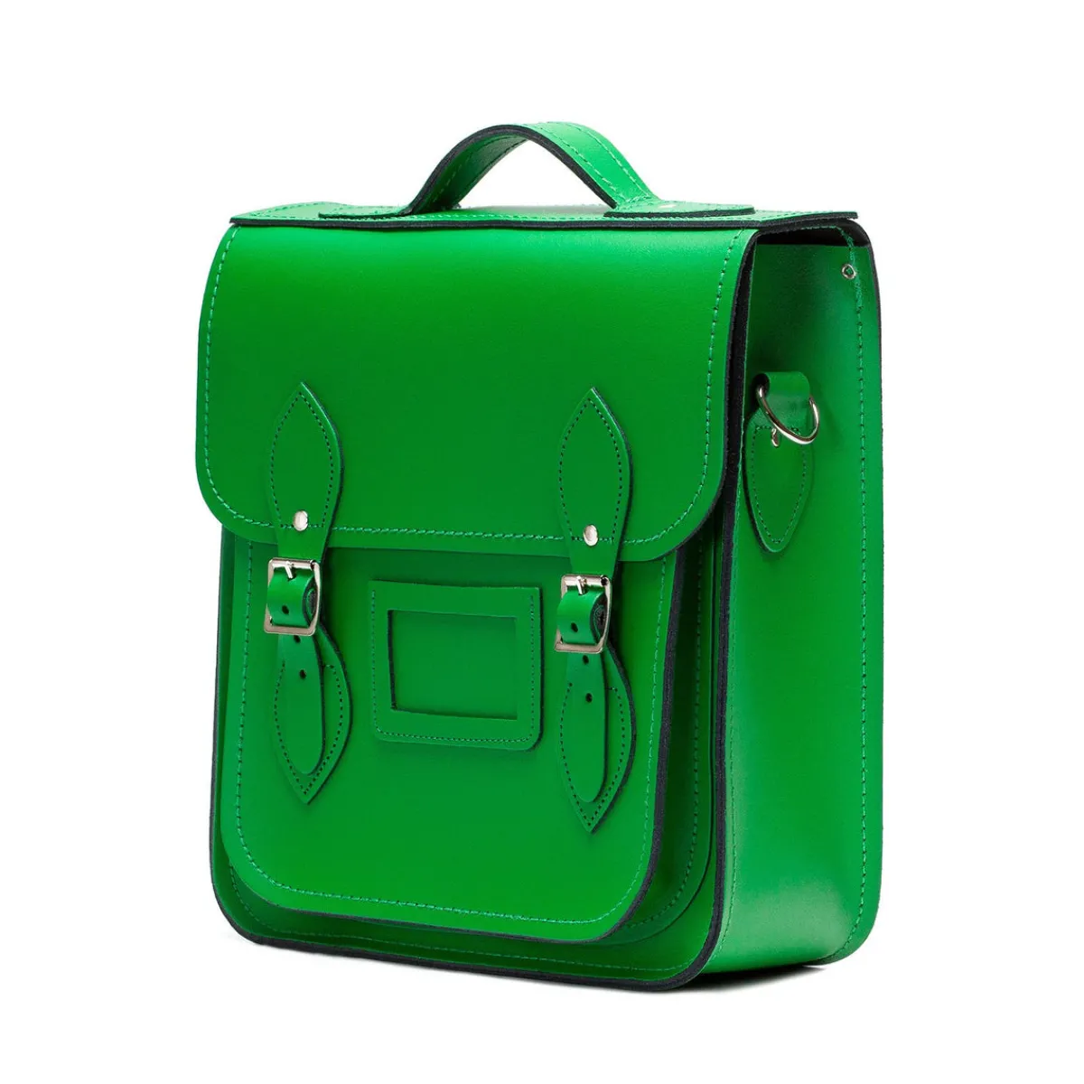 Zatchels Handmade Leather City Backpack - Green>Women Backpacks|Backpacks