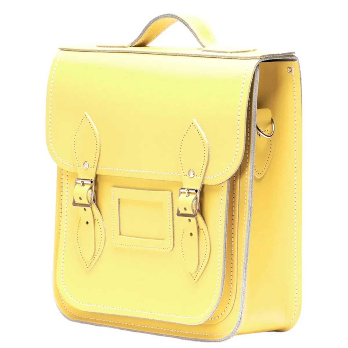Zatchels Handmade Leather City Backpack - Primrose Yellow>Women Backpacks|Backpacks