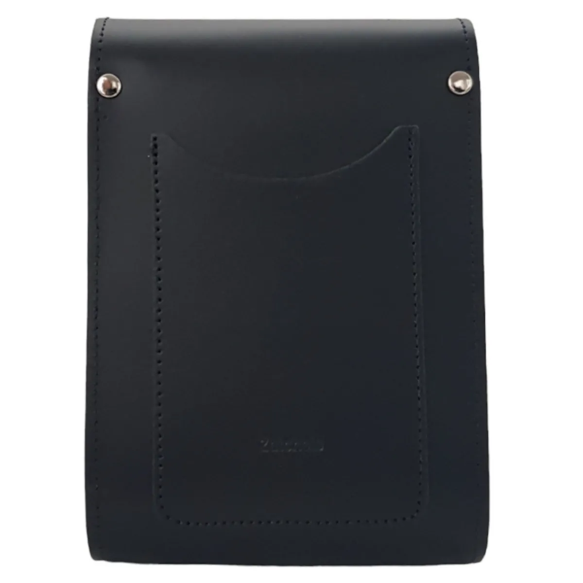Zatchels Handmade Leather Festival Phone Bag - Black><noscript><img width=