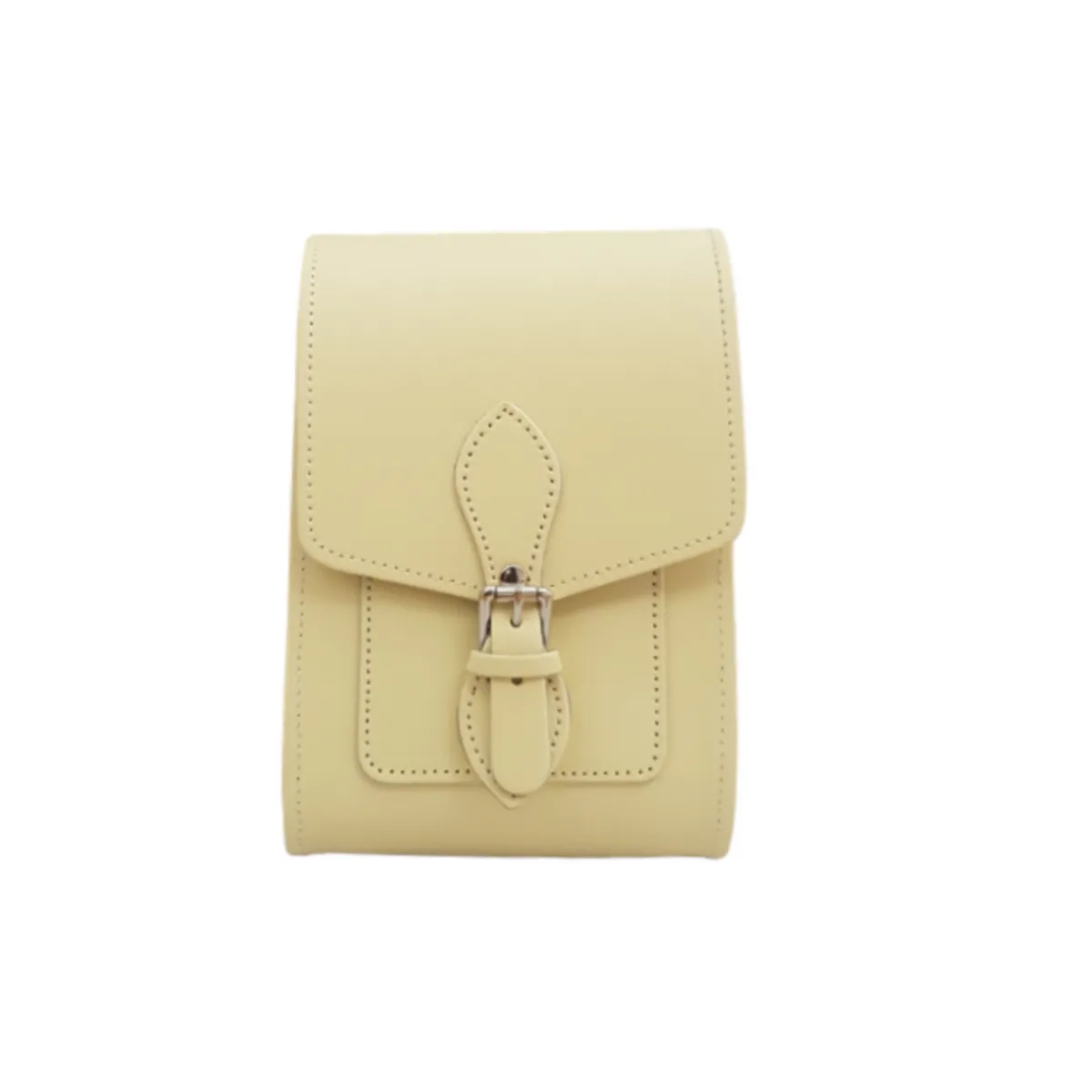 Zatchels Handmade Leather Festival Phone Bag - Primrose Yellow>Women Phone Bags