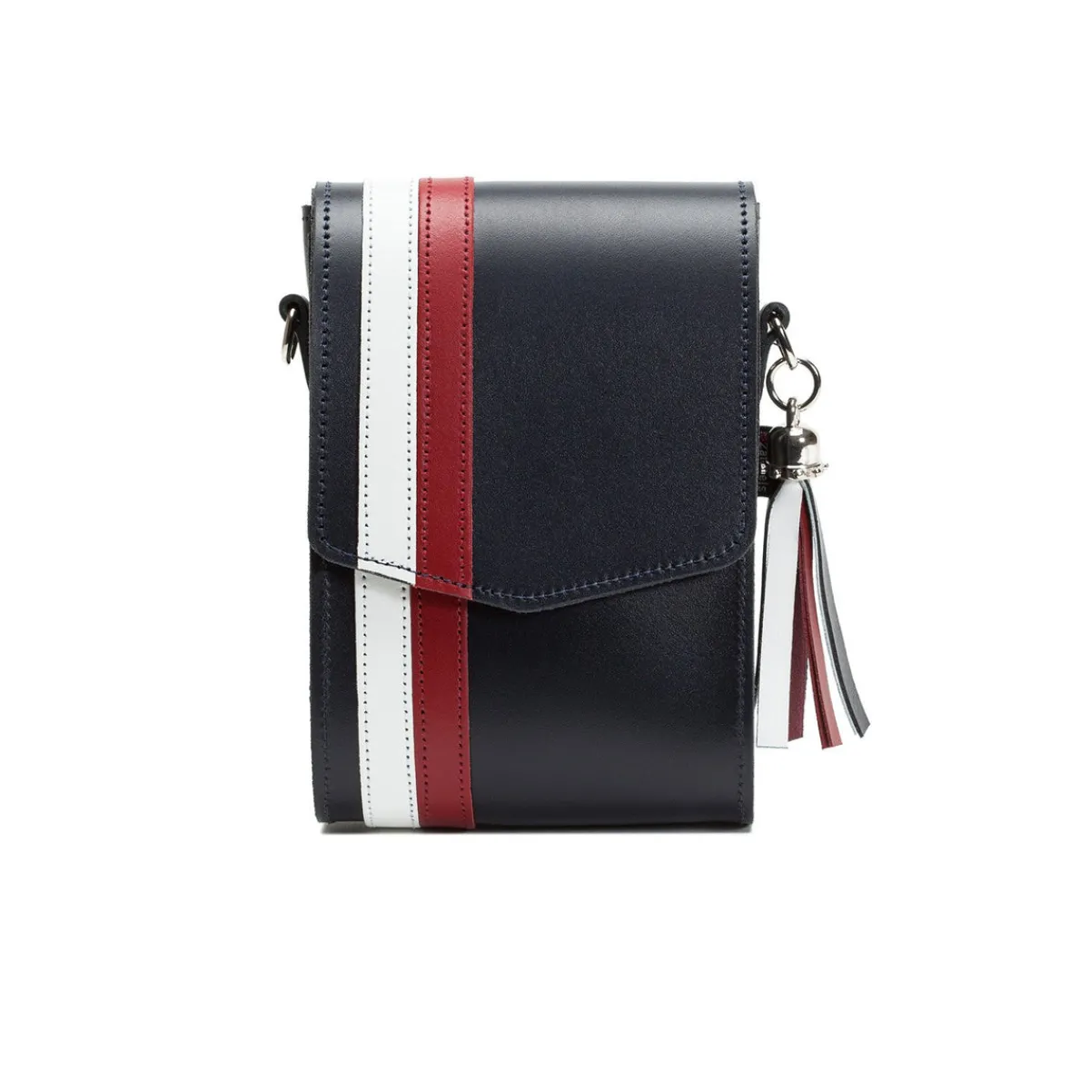 Zatchels Handmade Leather Festival Phone Bag - British Edit>Women Phone Bags