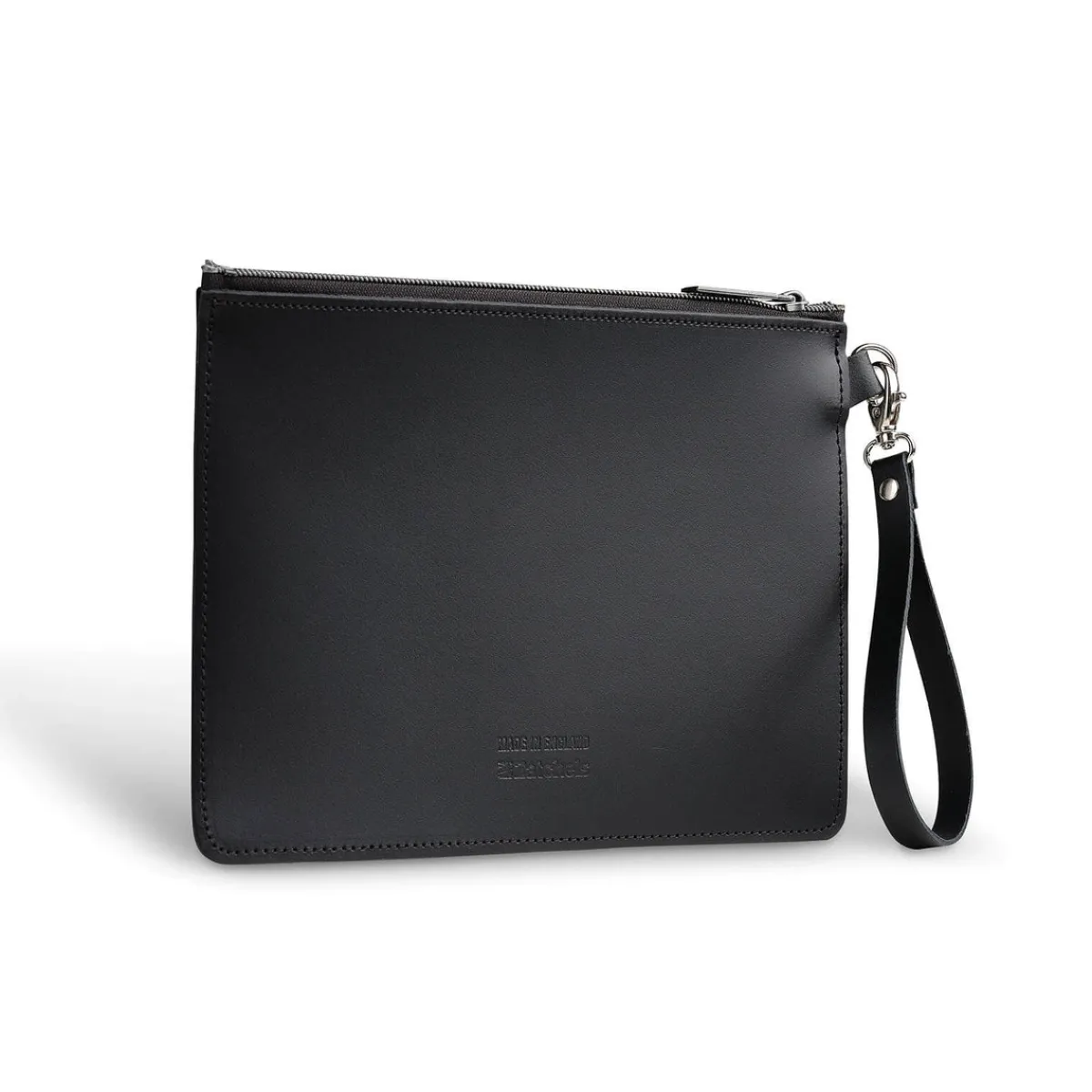 Zatchels Handmade Leather Folio Case - Black> Folio Cases