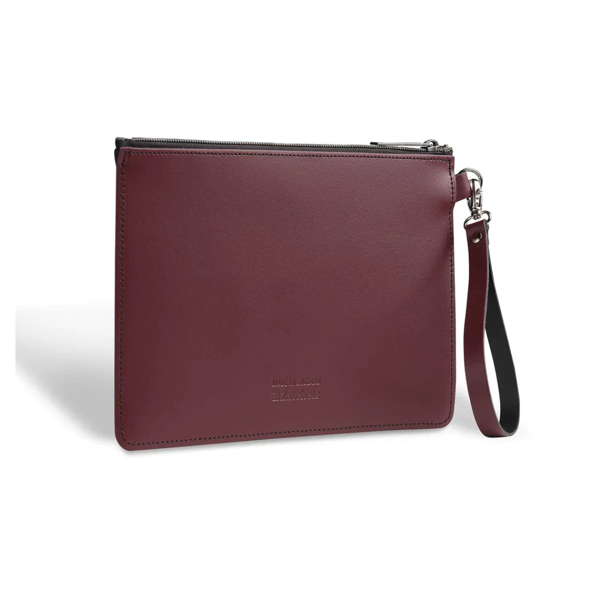 Zatchels Handmade Leather Folio Case - Marsala Red> Folio Cases