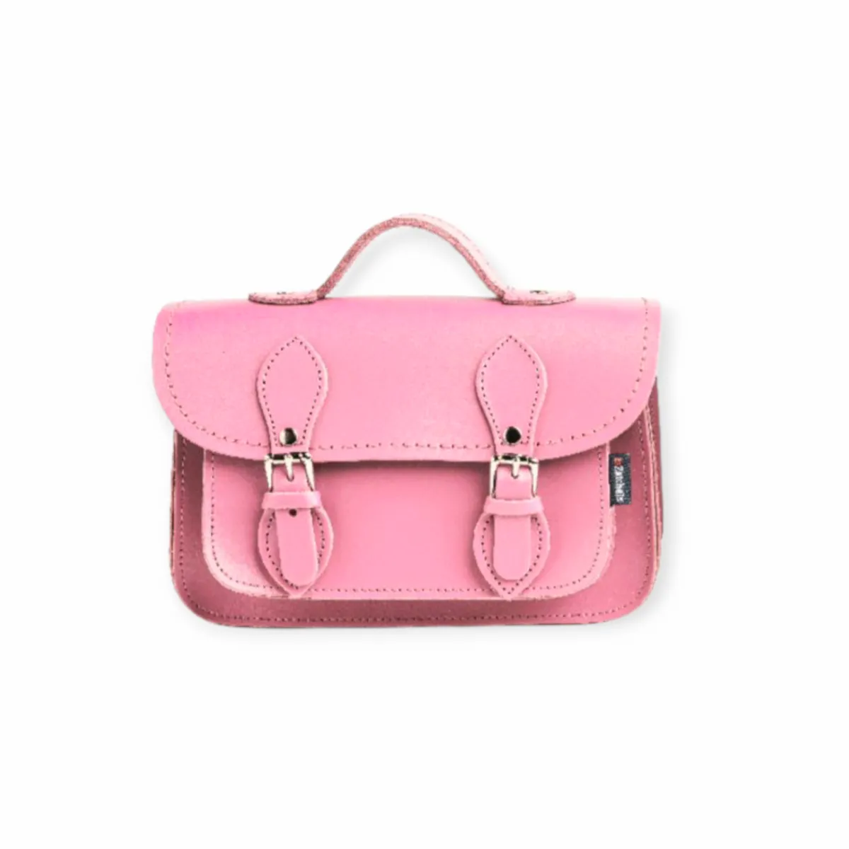 Zatchels Handmade Leather Micro Satchel Plus - Pastel Pink - In Stock & Ready to Ship>Women Small Satchels|Micro Satchels