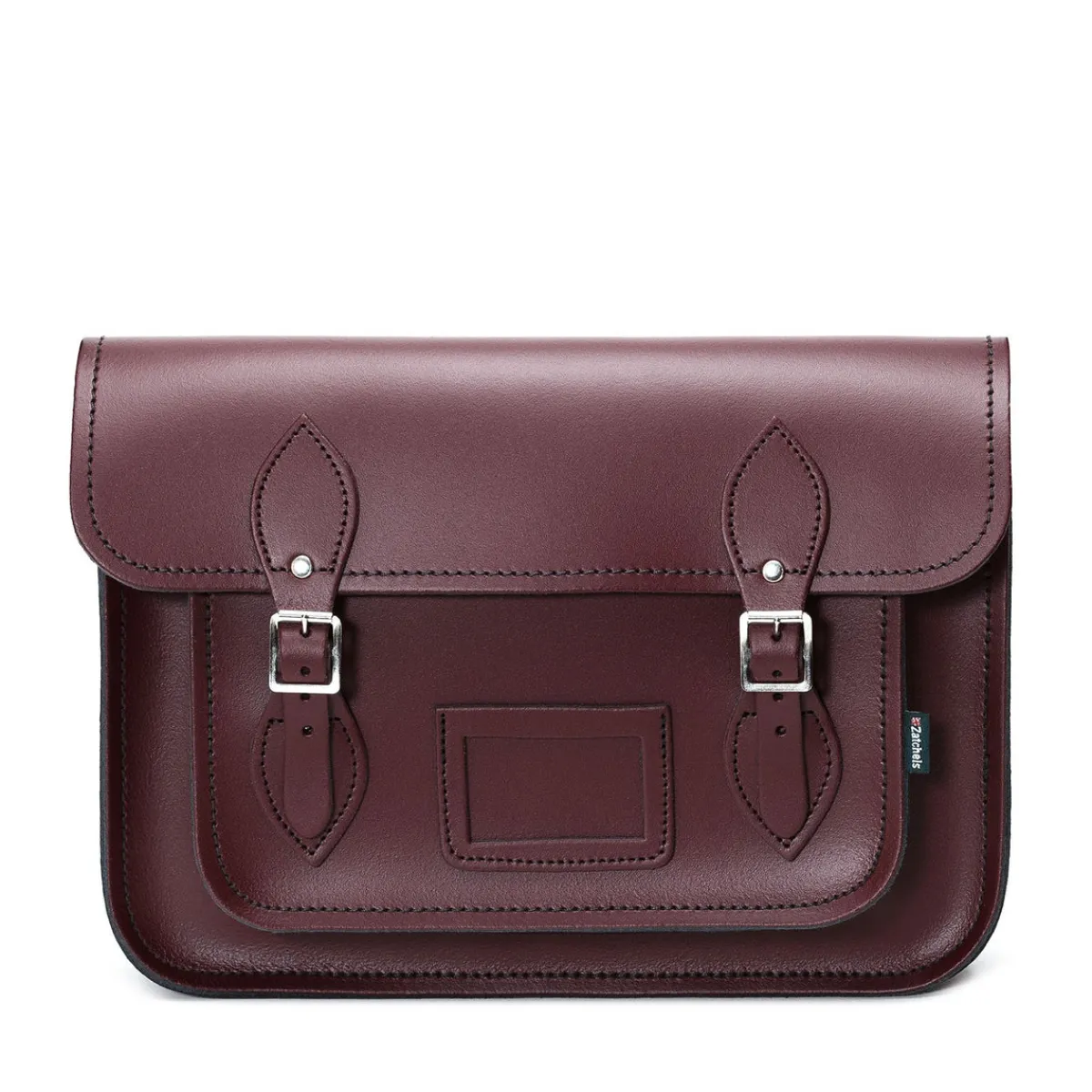 Zatchels Handmade Leather Satchel - Marsala Red>Women Classic Satchels|Classic Satchels