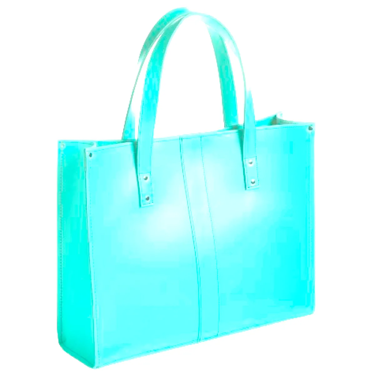 Zatchels Handmade Leather Shopper - Limpet - Shell Blue>Women Shoppers And Tote Bags