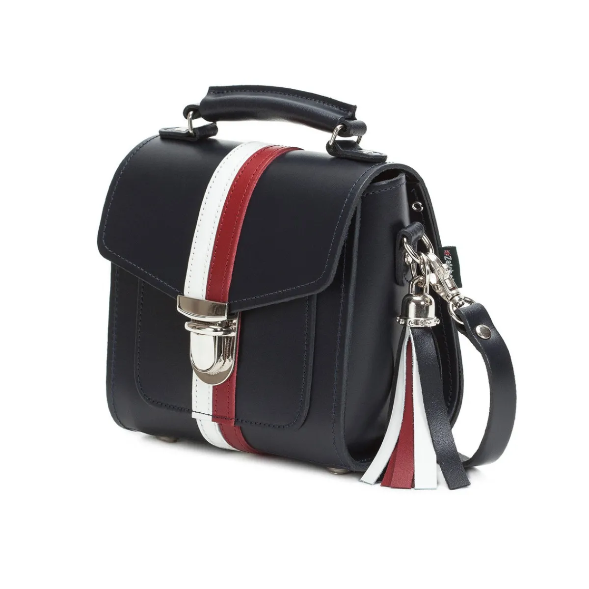 Zatchels Handmade Leather Sugarcube Handbag - British Edit>Women Cross Body Bags|Sugarcubes