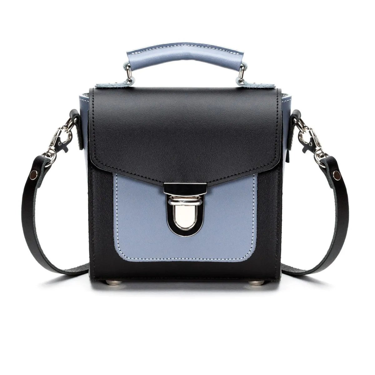 Zatchels Handmade Leather Sugarcube Handbag - Mocha Mauve>Women Cross Body Bags|Sugarcubes