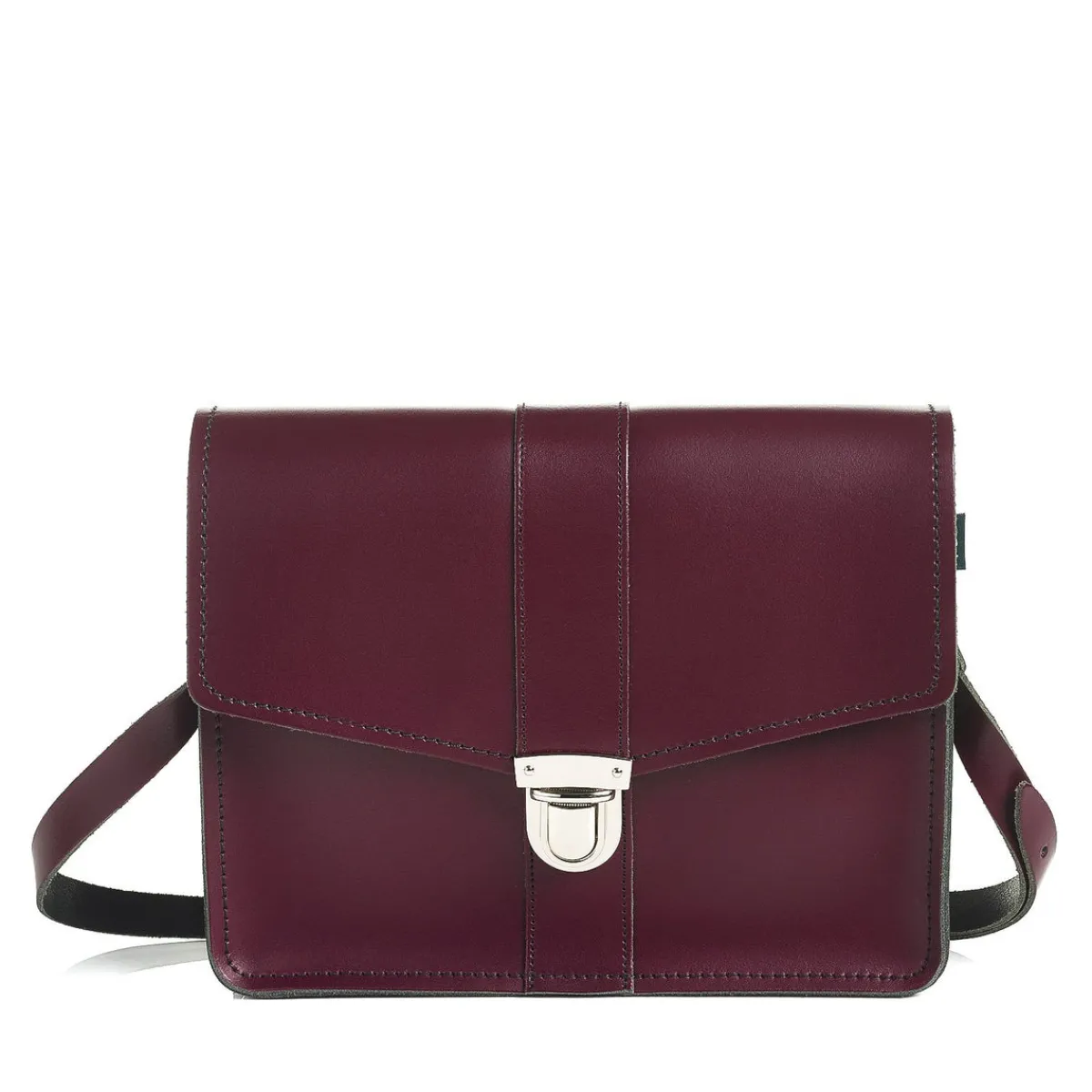 Zatchels Leather Shoulder Bag - Marsala Red>Women Cross Body Bags