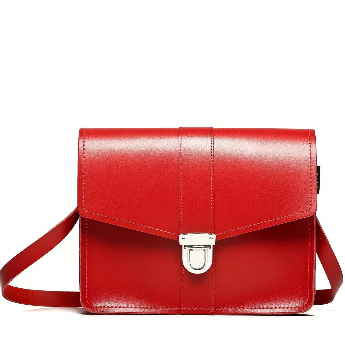 Zatchels Leather Shoulder Bag - Red>Women Cross Body Bags