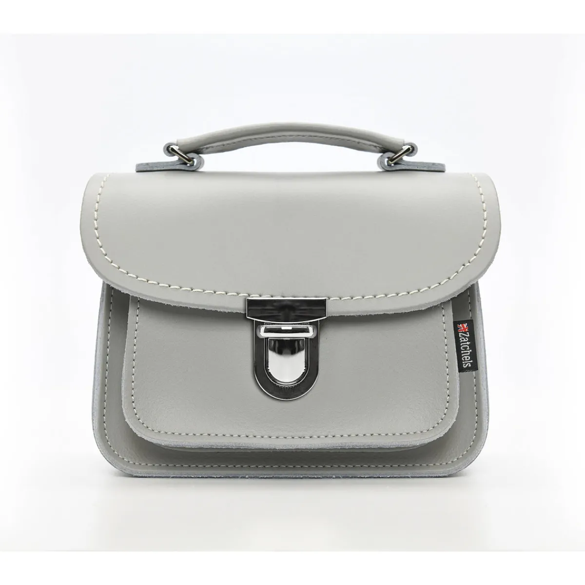 Zatchels Luna Handmade Leather Bag - Ghost>Women Small Satchels|Luna