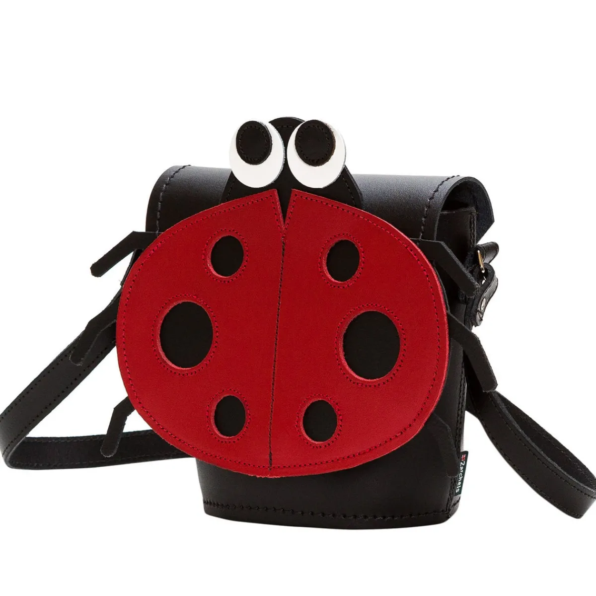 Zatchels Luna Ladybird Handmade Leather Bag>Women Small Satchels|Barrel Bags