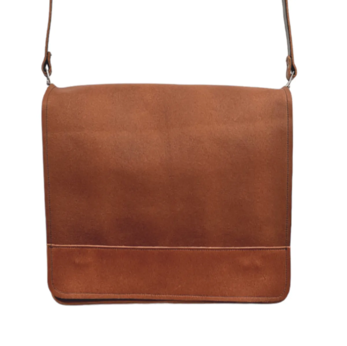 Zatchels Men's Leather Tannery Messenger - Tan> Tannery Collection