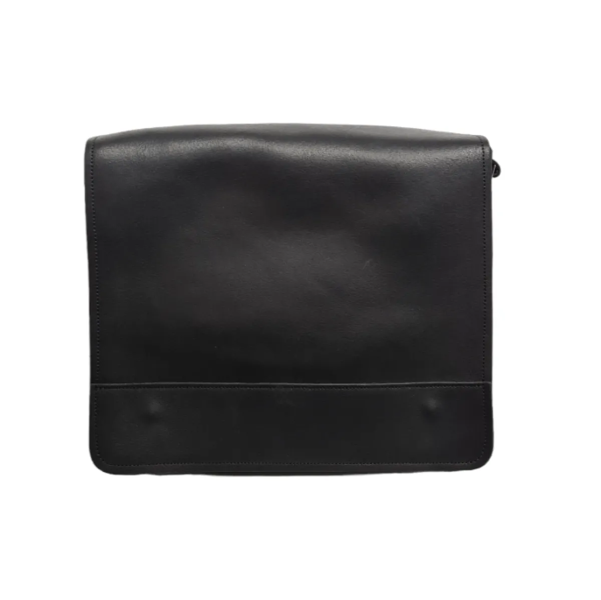 Zatchels Men's Leather Tannery Messenger - Black><noscript><img width=