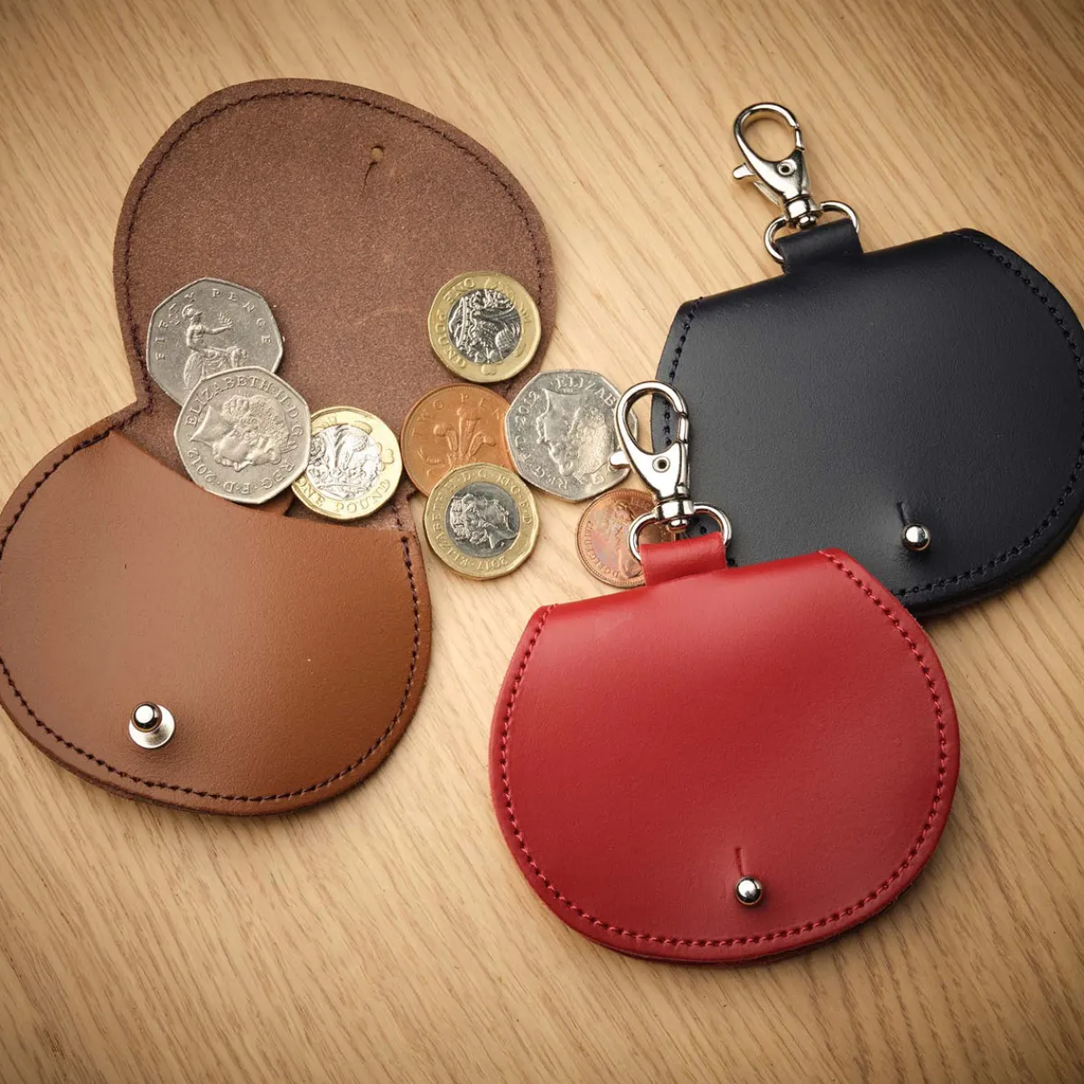 Zatchels Mini saddle bag coin purse charm - Red>Women Accessories And Gifts|Accessories And Gifts