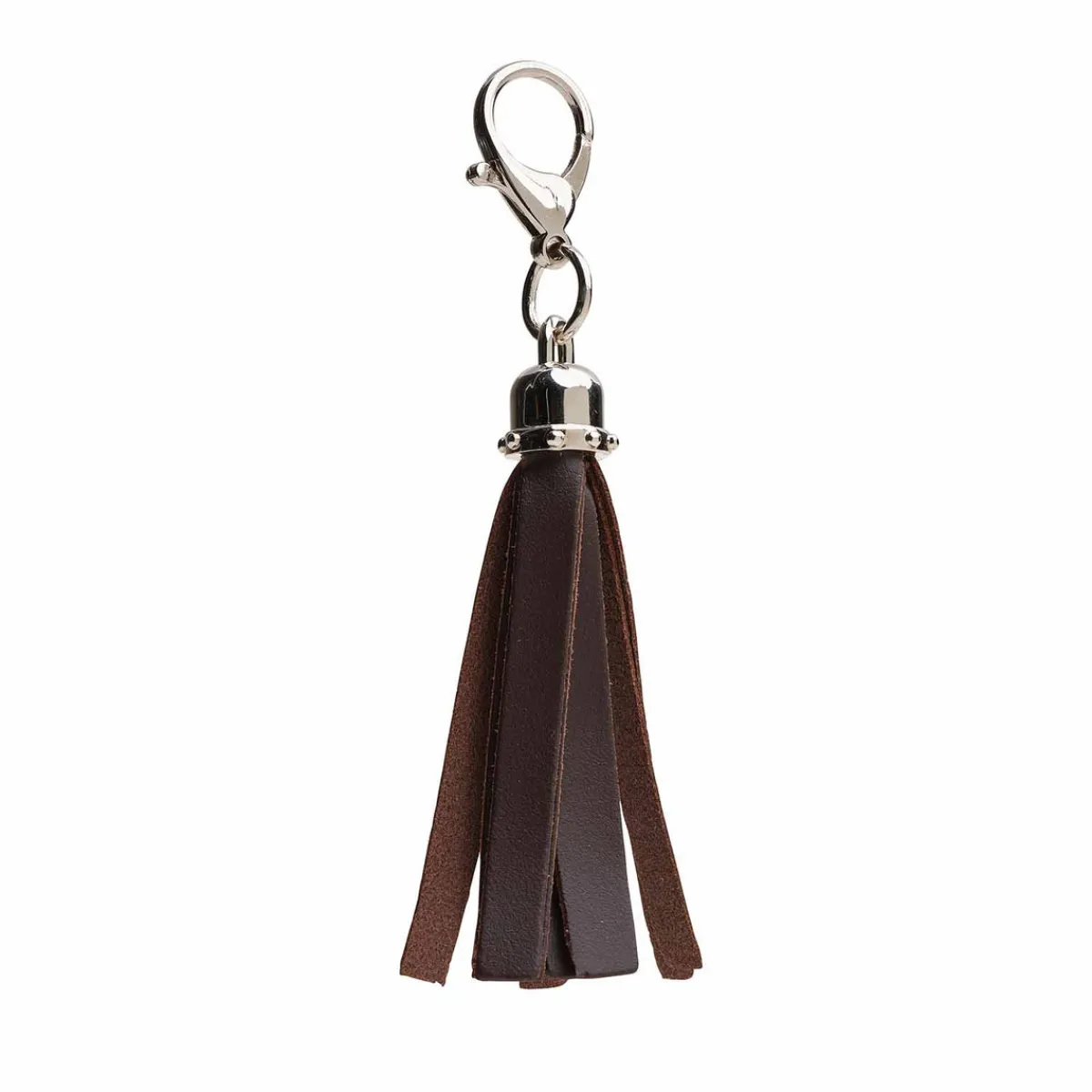 Zatchels Mini tassel bag charm - Dark Brown>Women Accessories And Gifts|Accessories And Gifts