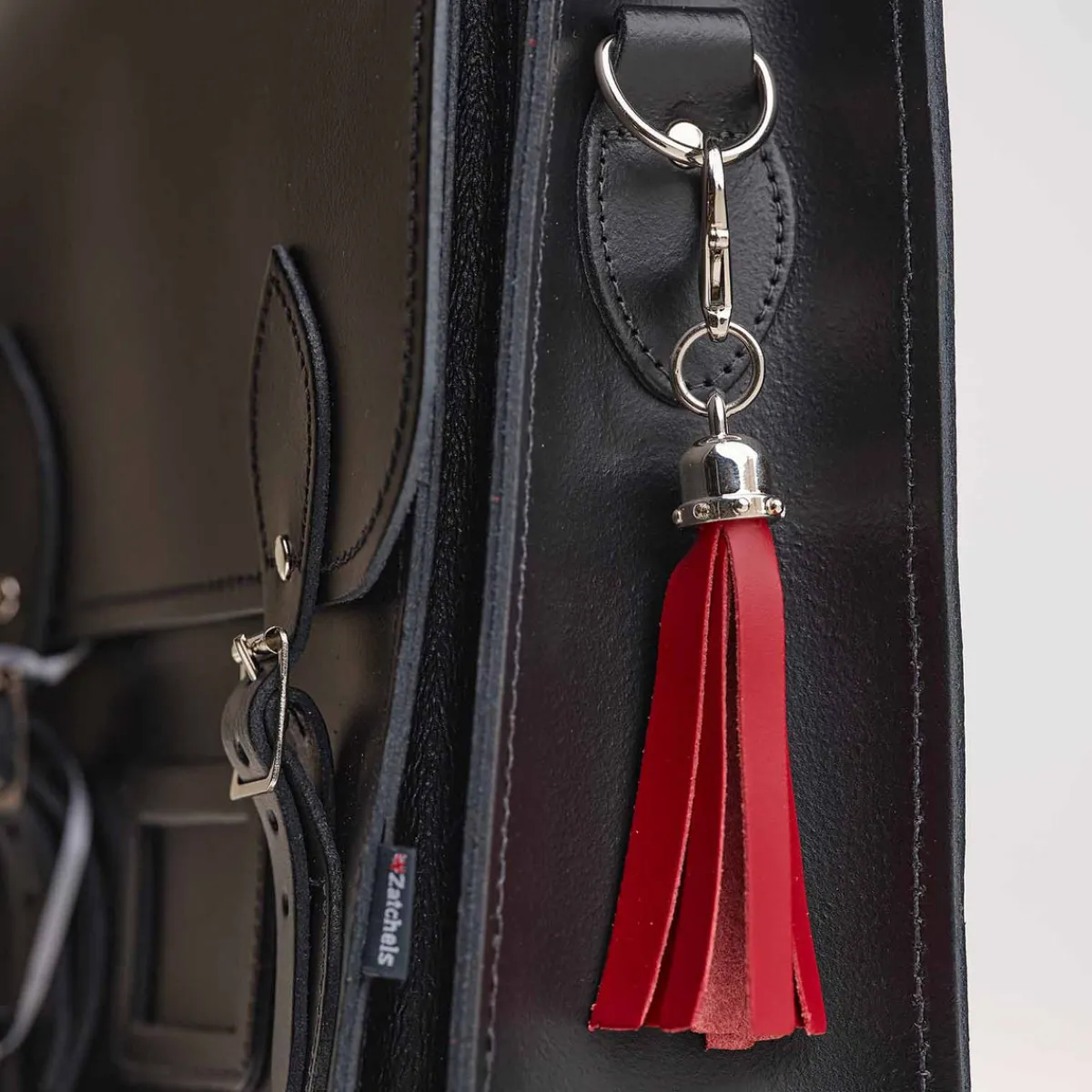 Zatchels Mini tassel bag charm - Red>Women Accessories And Gifts|Accessories And Gifts