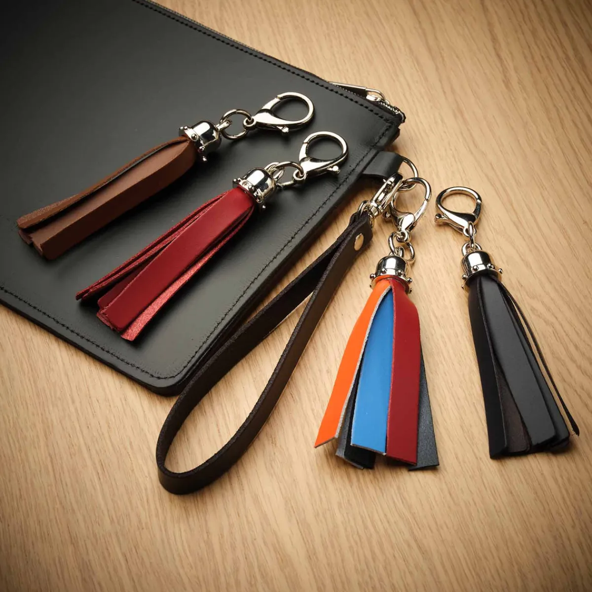 Zatchels Mini tassel bag charm - Red>Women Accessories And Gifts|Accessories And Gifts