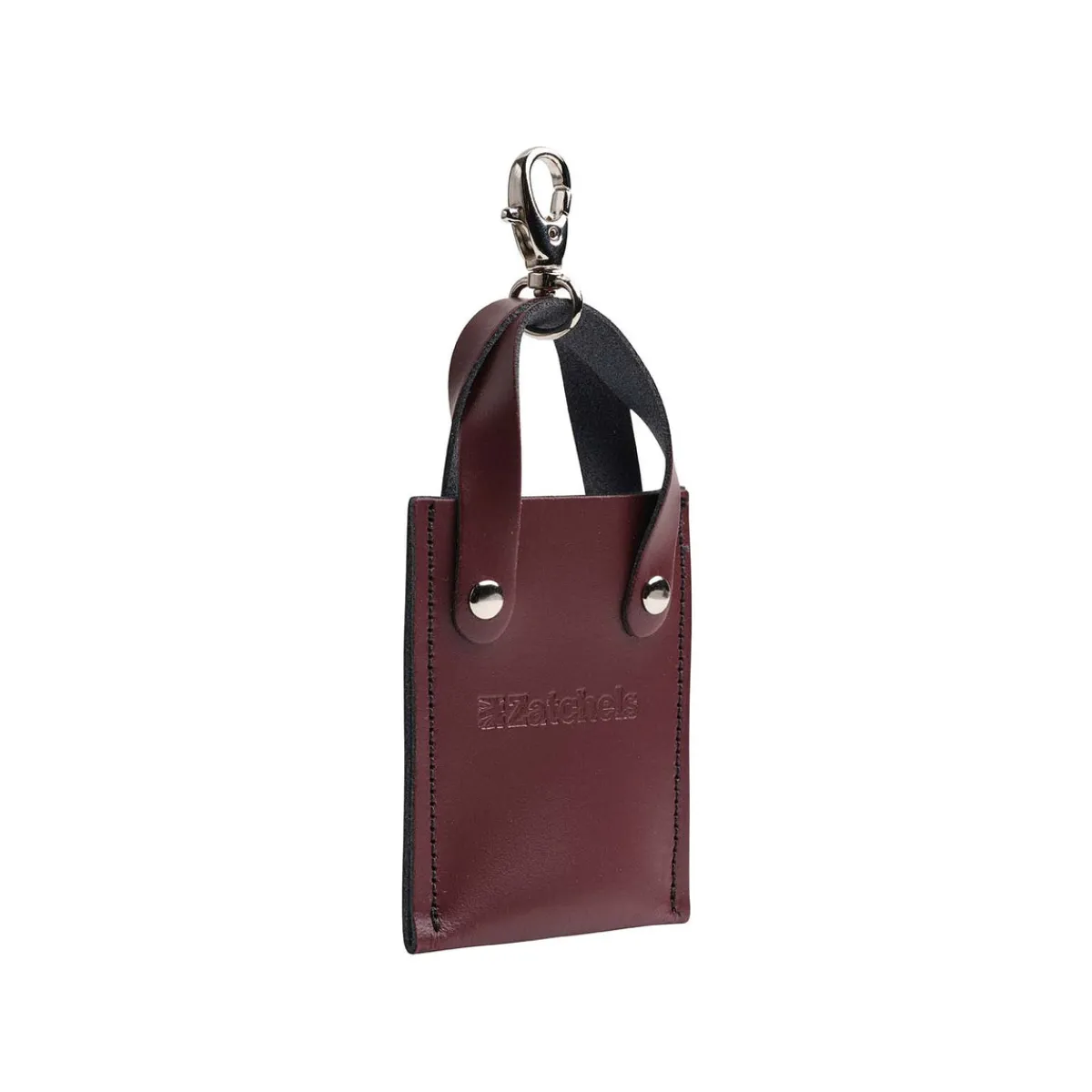 Zatchels Mini tote bag charm - Marsala Red>Women Accessories And Gifts|Accessories And Gifts