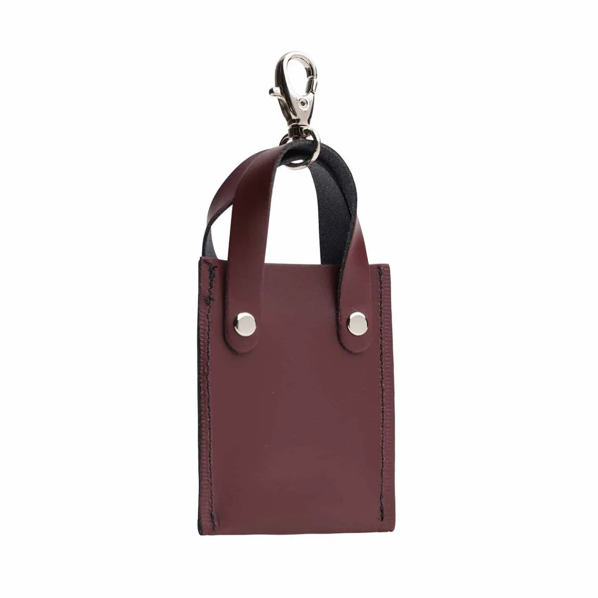 Zatchels Mini tote bag charm - Marsala Red>Women Accessories And Gifts|Accessories And Gifts