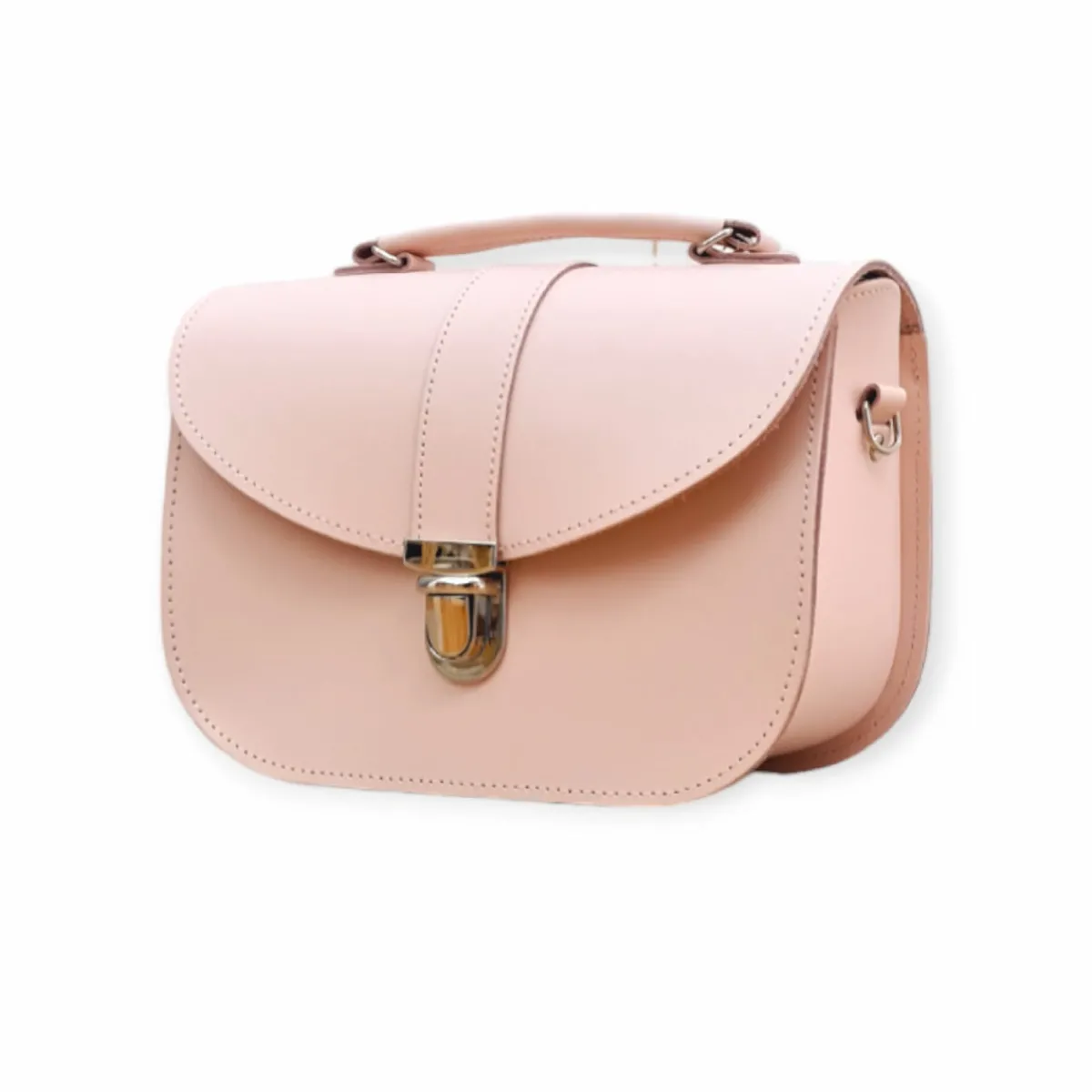 Zatchels Olympia Handmade Leather Bag - Cherry Blossom>Women Cross Body Bags|The Olympia