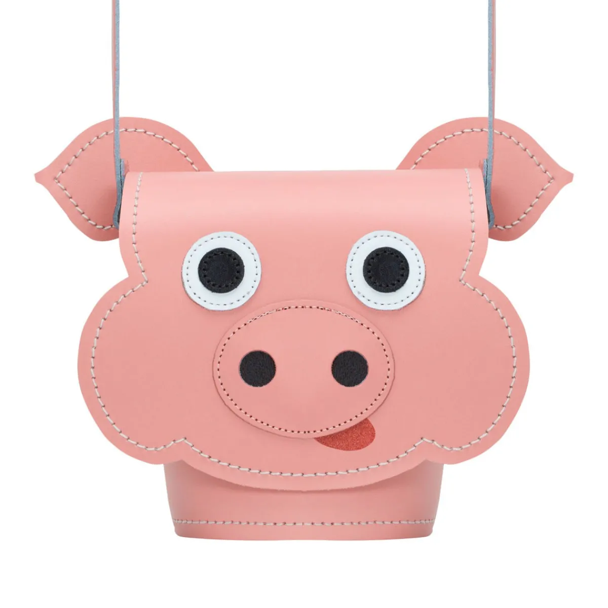 Zatchels Polly Pig Handmade Leather Bag>Women Barrel Bags