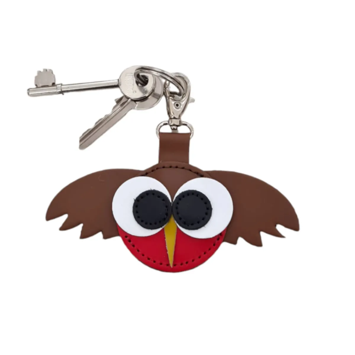 Zatchels Robin Handmade Leather Bag Charm>Women Accessories And Gifts|Accessories And Gifts
